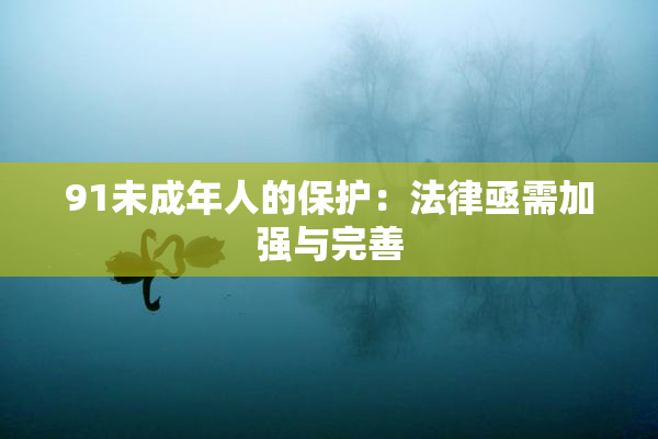 91未成年人的保护：法律亟需加强与完善