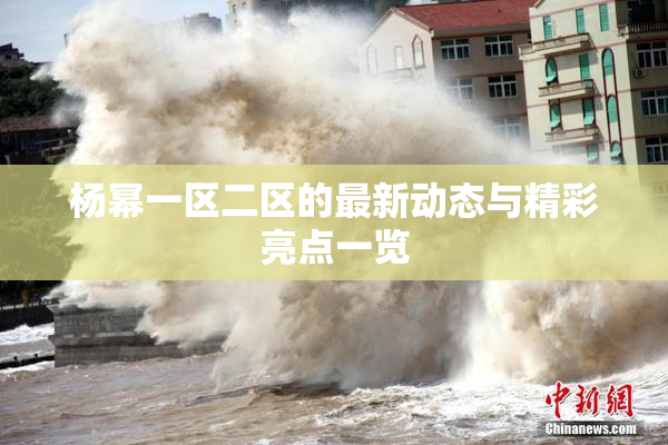 杨幂一区二区的最新动态与精彩亮点一览
