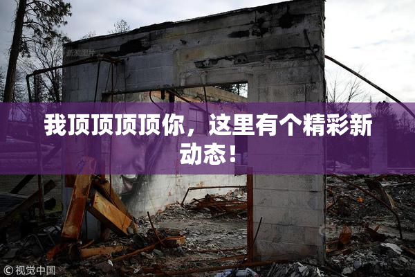我顶顶顶顶你，这里有个精彩新动态！