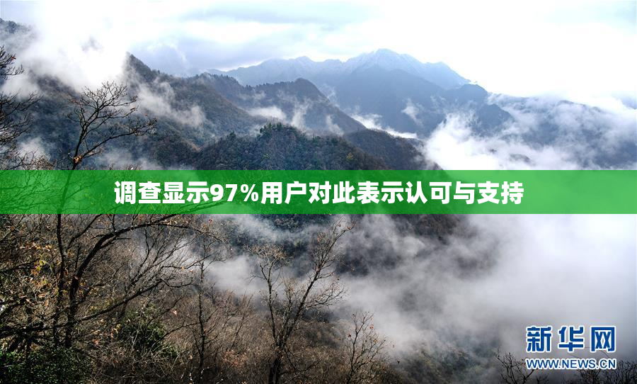 调查显示97%用户对此表示认可与支持