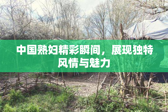 中国熟妇精彩瞬间，展现独特风情与魅力