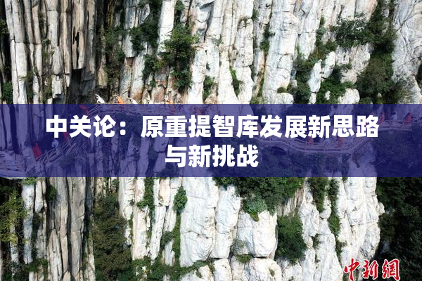 中关论：原重提智库发展新思路与新挑战