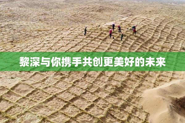 黎深与你携手共创更美好的未来