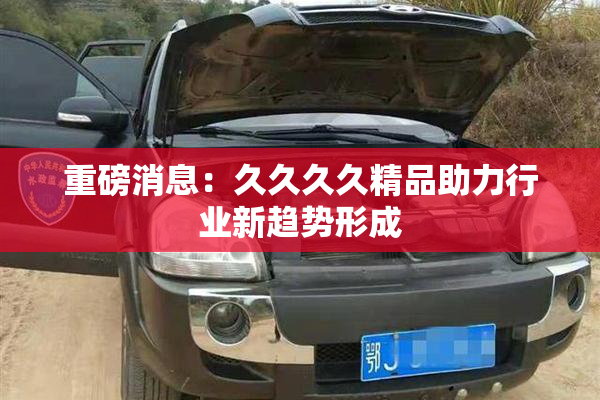 重磅消息：久久久久精品助力行业新趋势形成