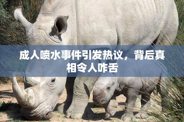 成人喷水事件引发热议，背后真相令人咋舌