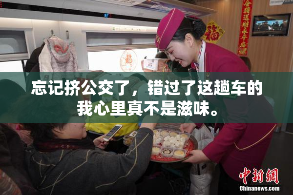 忘记挤公交了，错过了这趟车的我心里真不是滋味。