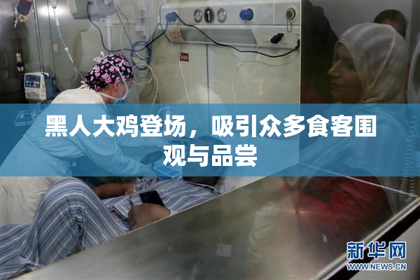 黑人大鸡登场，吸引众多食客围观与品尝