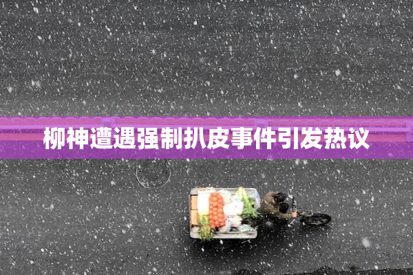 柳神遭遇强制扒皮事件引发热议