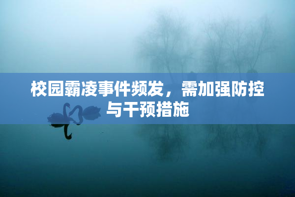 校园霸凌事件频发，需加强防控与干预措施