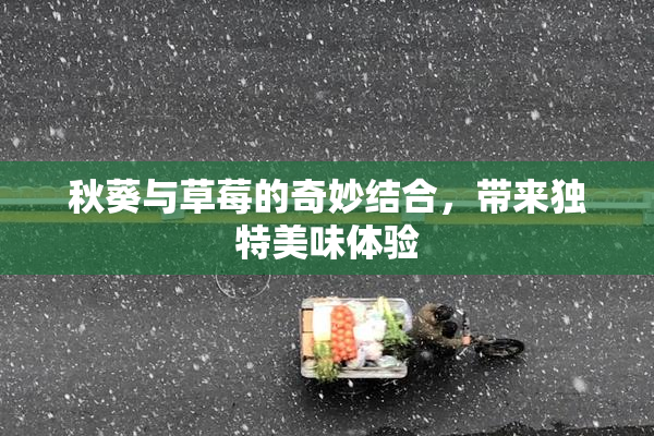 秋葵与草莓的奇妙结合，带来独特美味体验