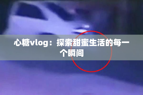 心糖vlog：探索甜蜜生活的每一个瞬间