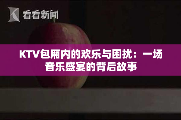 KTV包厢内的欢乐与困扰：一场音乐盛宴的背后故事