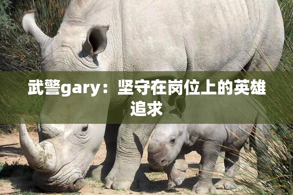 武警gary：坚守在岗位上的英雄追求