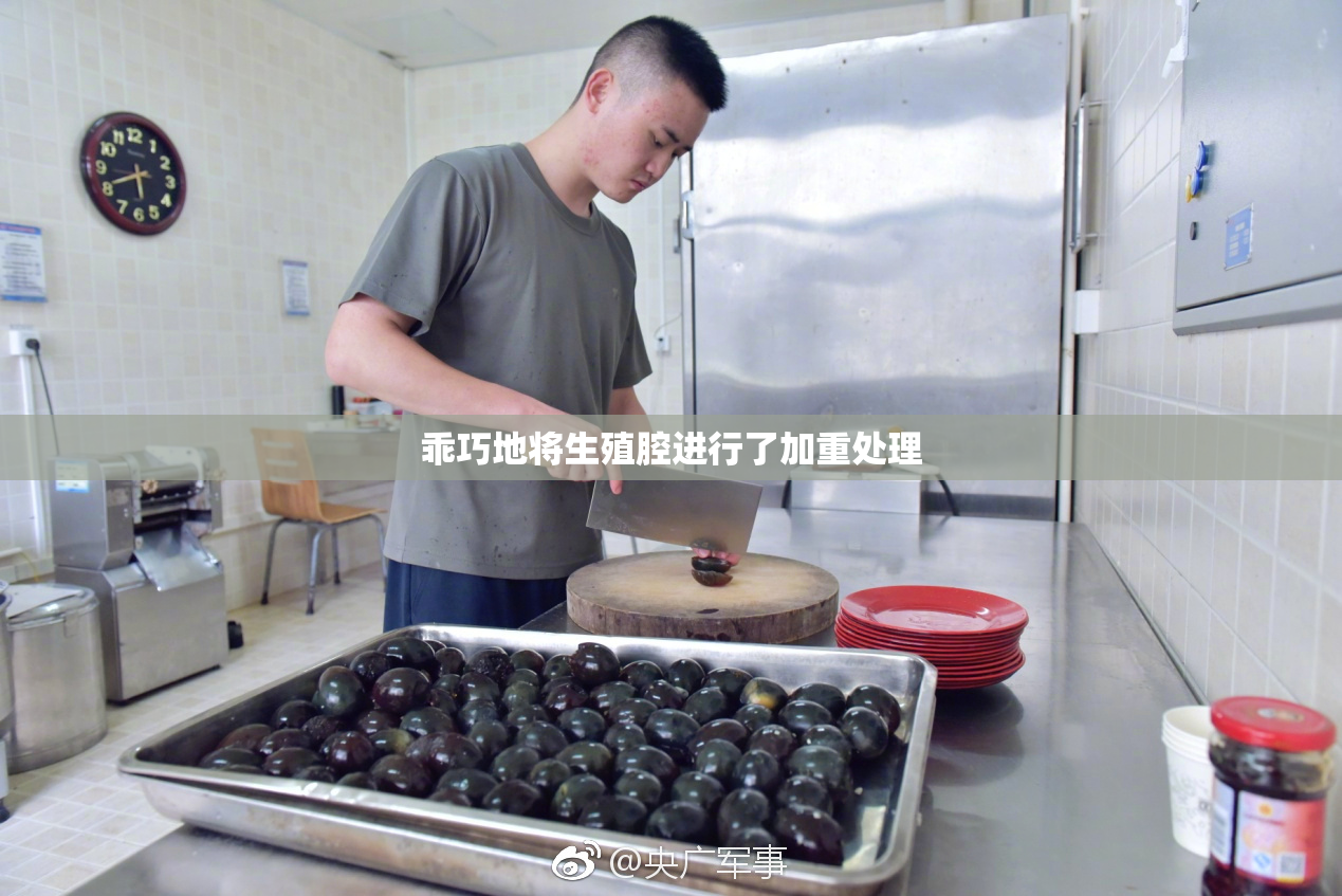 乖巧地将生殖腔进行了加重处理