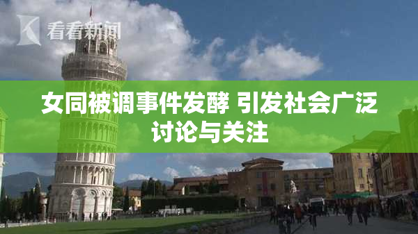 女同被调事件发酵 引发社会广泛讨论与关注
