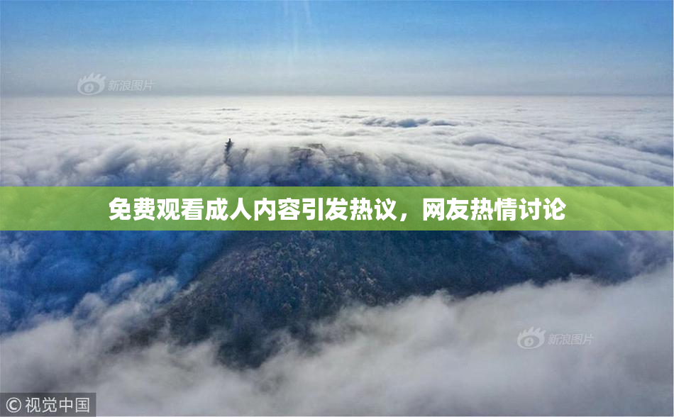 免费观看成人内容引发热议，网友热情讨论
