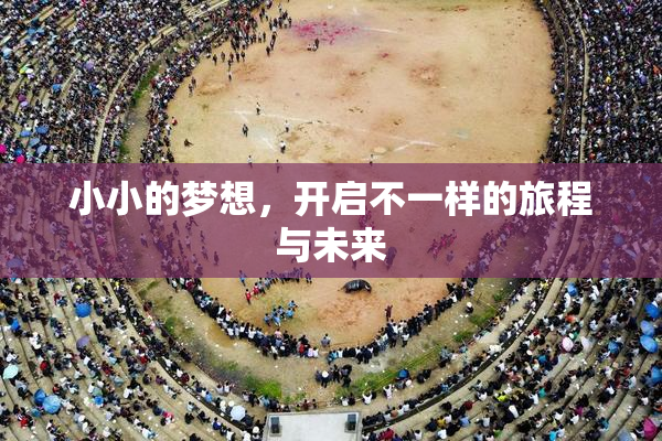小小的梦想，开启不一样的旅程与未来