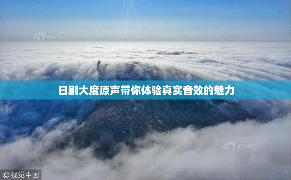 日剧大度原声带你体验真实音效的魅力