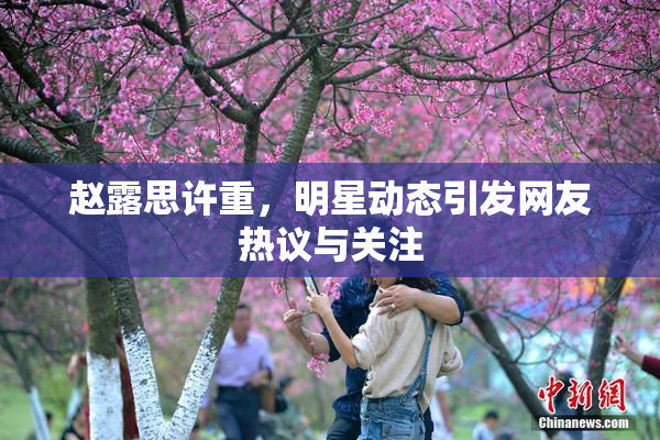 赵露思许重，明星动态引发网友热议与关注