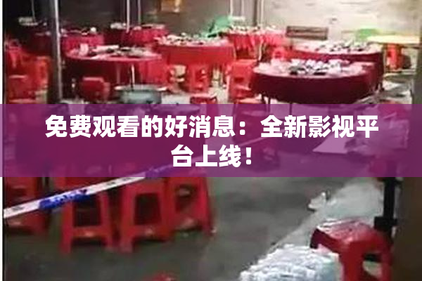 免费观看的好消息：全新影视平台上线！