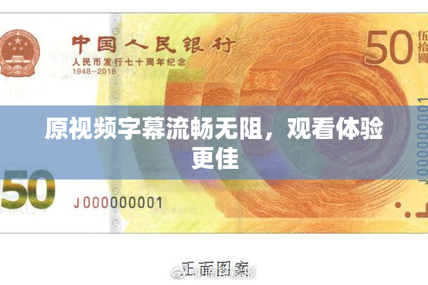 原视频字幕流畅无阻，观看体验更佳