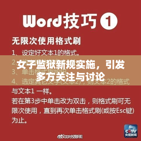 女子监狱新规实施，引发多方关注与讨论