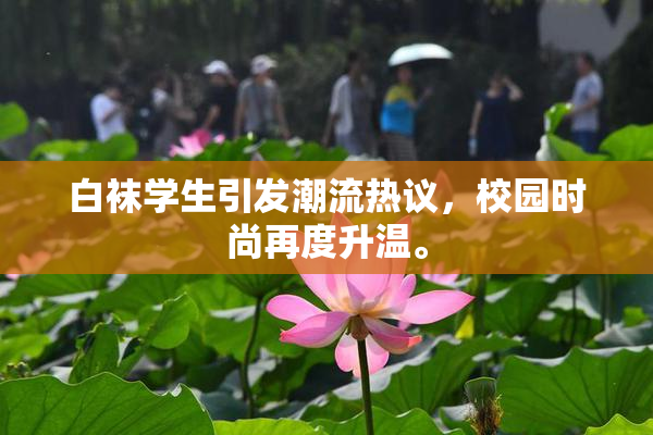 白袜学生引发潮流热议，校园时尚再度升温。