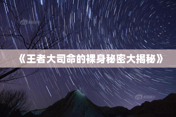 《王者大司命的裸身秘密大揭秘》