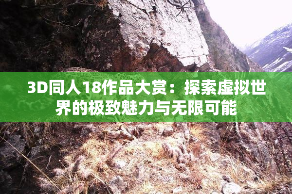 3D同人18作品大赏：探索虚拟世界的极致魅力与无限可能