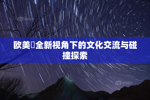 欧美巜全新视角下的文化交流与碰撞探索