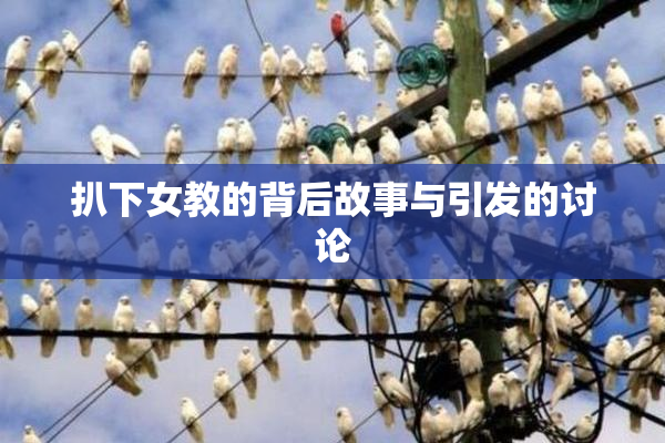 扒下女教的背后故事与引发的讨论
