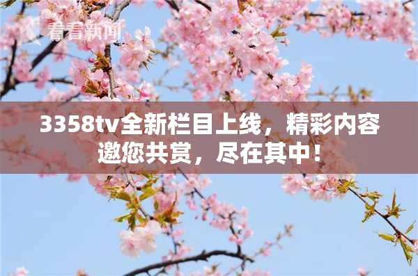 3358tv全新栏目上线，精彩内容邀您共赏，尽在其中！