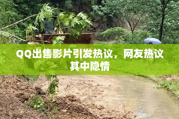 QQ出售影片引发热议，网友热议其中隐情