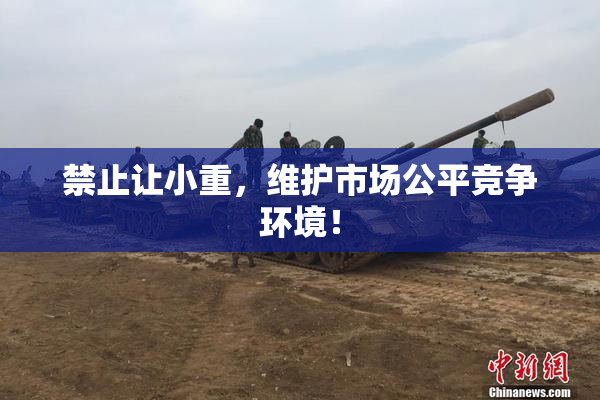 禁止让小重，维护市场公平竞争环境！