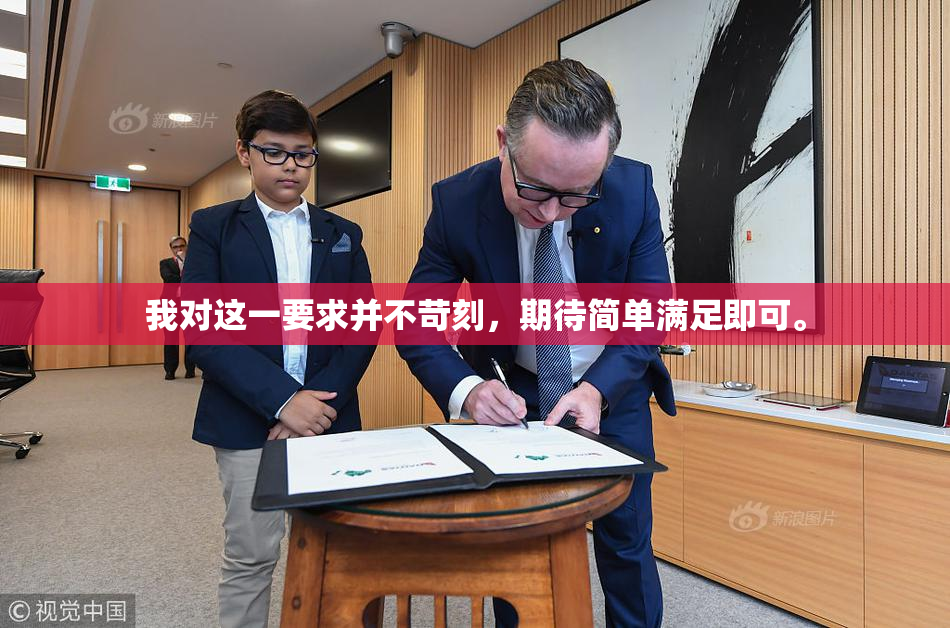 我对这一要求并不苛刻，期待简单满足即可。