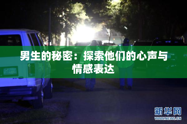 男生的秘密：探索他们的心声与情感表达