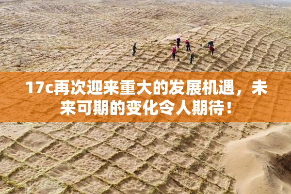 17c再次迎来重大的发展机遇，未来可期的变化令人期待！