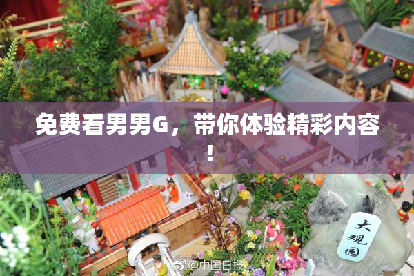 免费看男男G，带你体验精彩内容！