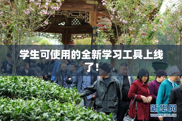 学生可使用的全新学习工具上线了！