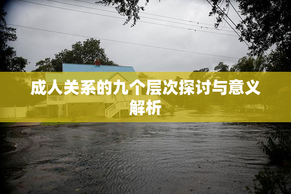 成人关系的九个层次探讨与意义解析