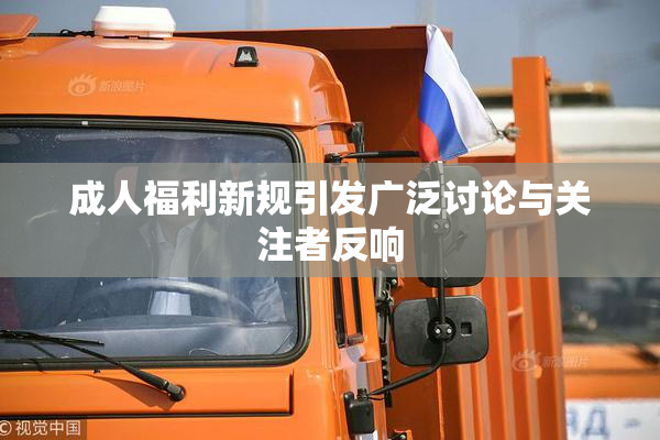 成人福利新规引发广泛讨论与关注者反响