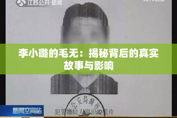 李小璐的毛无：揭秘背后的真实故事与影响