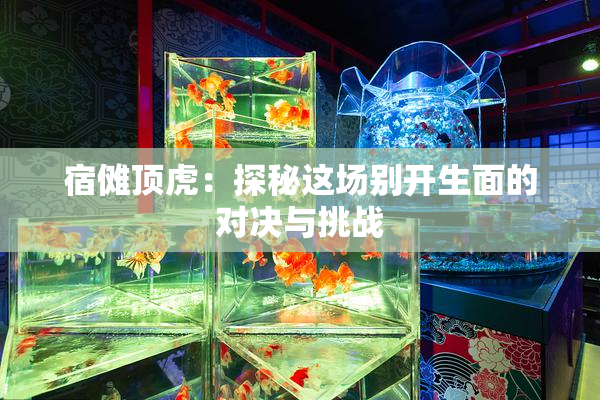 宿傩顶虎：探秘这场别开生面的对决与挑战