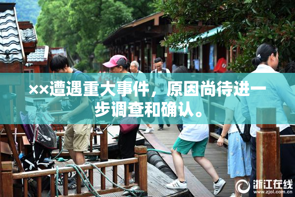 ××遭遇重大事件，原因尚待进一步调查和确认。