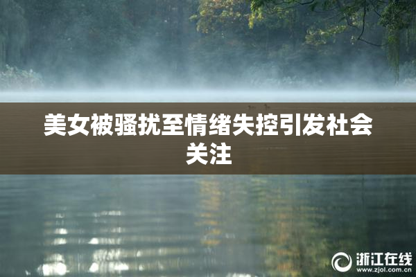 美女被骚扰至情绪失控引发社会关注