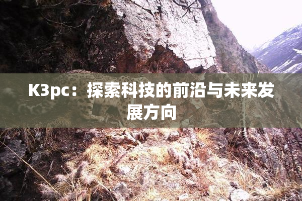 K3pc：探索科技的前沿与未来发展方向