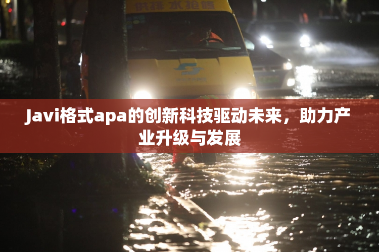 Javi格式apa的创新科技驱动未来，助力产业升级与发展