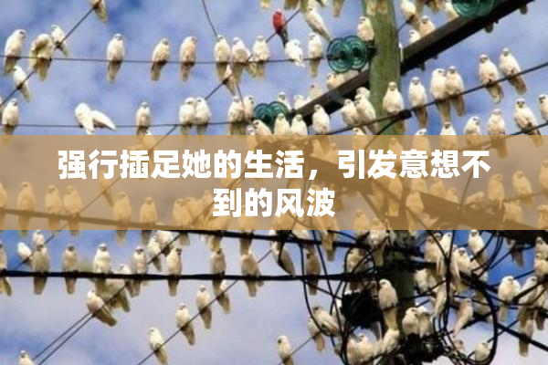 强行插足她的生活，引发意想不到的风波