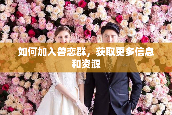 如何加入兽恋群，获取更多信息和资源
