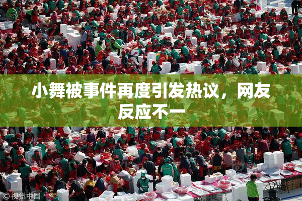 小舞被事件再度引发热议，网友反应不一